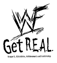 WF GET R.E.A.L. RESPECT EDUCATION, ACHIEVEMENT AND LEADERSHIP logo