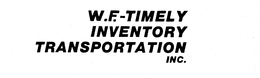W.F.-TIMELY INVENTORY TRANSPORTATION INC. logo