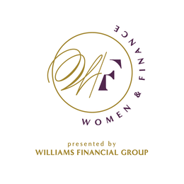 WF WOMEN & FINANCE PRESENTED BY WILLIAMS FINANCIAL GROUP logo