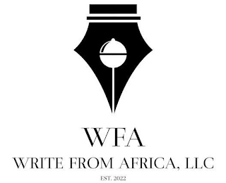 WFA WRITE FROM AFRICA, LLC EST. 2022 logo