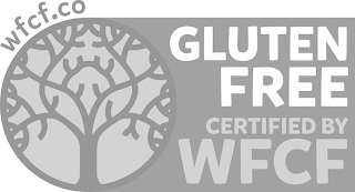 WFCF.CO GLUTEN FREE CERTIFIED BY WFCF logo