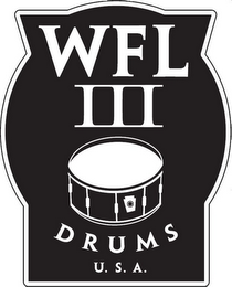 WFL III DRUMS U.S.A. logo