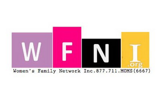 WFNI.ORG WOMEN'S FAMILY NETWORK INC. 877.711.MOMS (6667) logo