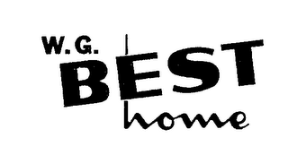 W.G. BEST HOME logo