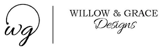 WG WILLOW & GRACE DESIGNS logo
