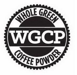 WGCP WHOLE GREEN COFFEE POWDER logo