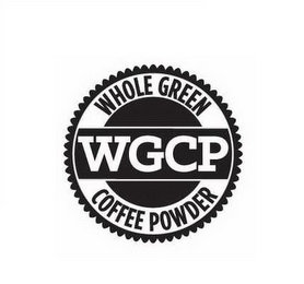 WGCP WHOLE GREEN COFFEE POWDER logo