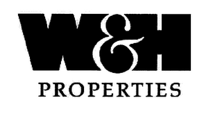 W&H PROPERTIES logo