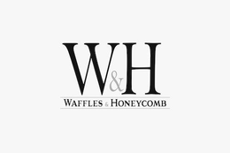 W&H WAFFLES & HONEYCOMB logo