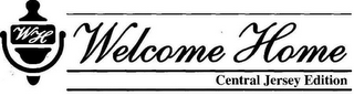 WH WELCOME HOME CENTRAL JERSEY EDITION logo