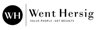 WH WENT HERSIG VALUE PEOPLE - GET RESULTS logo