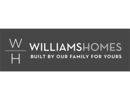 WH WILLIAMS HOMES BUILT BY OUR FAMILY FOR YOURS logo