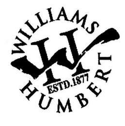 WH WILLIAMS HUMBERT ESTD. 1877 logo