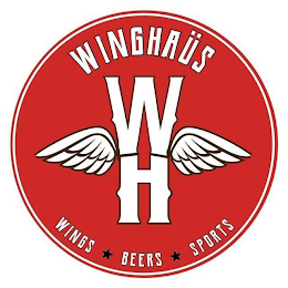 WH WINGHAÜS WINGS BEERS SPORTS logo