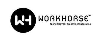 WH WORKHORSE TECHNOLOGY FOR CREATIVE COLLABORATION logo