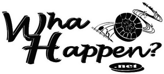 WHA HAPPEN?.NET logo