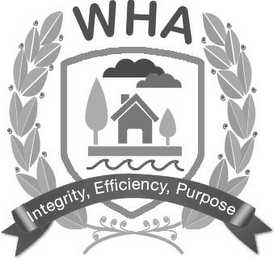 WHA INTEGRITY, EFFICIENCY, PURPOSE logo
