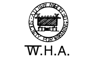 W.H.A. SOCIETY FOR WAKENING OF HUMAN ABILITY logo