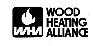 WHA WOOD HEATING ALLIANCE logo