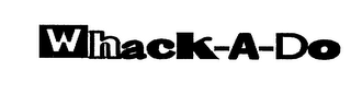 WHACK-A-DO logo