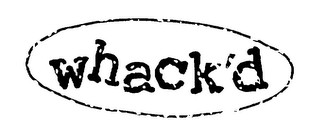WHACK'D logo
