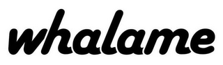 WHALAME logo