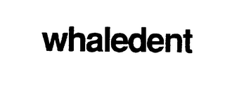 WHALEDENT logo