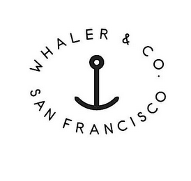 WHALER & CO. SAN FRANCISCO logo