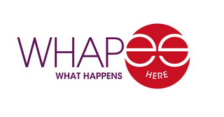 WHAPEE WHAT HAPPENS HERE logo