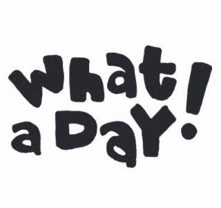 WHAT A DAY! logo
