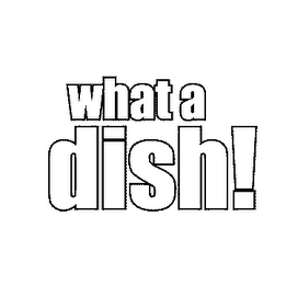 WHAT A DISH! logo