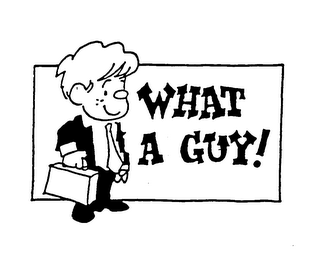 WHAT A GUY! logo