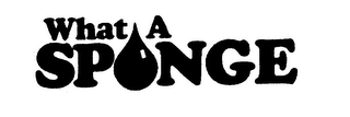 WHAT A SPONGE logo