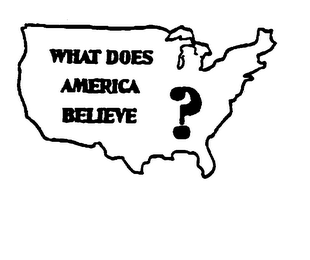 WHAT DOES AMERICA BELIEVE? logo