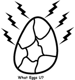 WHAT EGGS U? logo