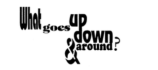 WHAT GOES UP DOWN & AROUND? logo