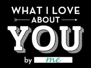 WHAT I LOVE ABOUT YOU BY ME logo