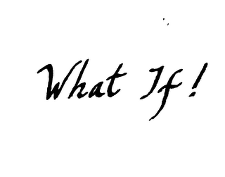 WHAT IF! logo
