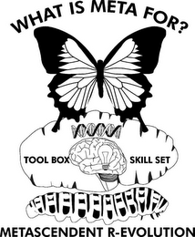 WHAT IS META FOR? METASCENDENT R-EVOLUTION TOOL BOX SKILL SET logo