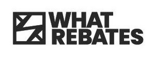WHAT REBATES logo