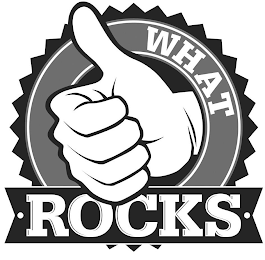 WHAT ROCKS logo