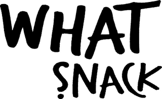 WHAT SNACK logo