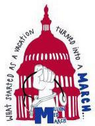 WHAT STARTED AS A VACATION TURNED INTO A MARCH... MILLION MED MARCH logo