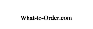 WHAT-TO-ORDER.COM logo