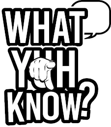 WHAT YUH KNOW? logo