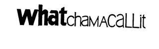 WHATCHAMACALLIT logo