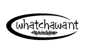 WHATCHAWANT DESIGN logo