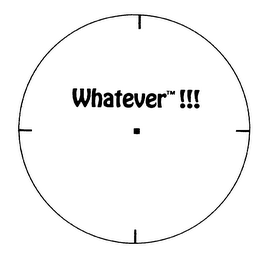 WHATEVER !!! logo