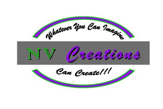 WHATEVER YOU CAN IMAGINE NV CREATIONS CAN CREATE!!! logo
