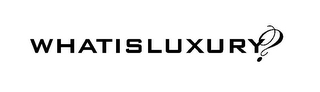 WHATISLUXURY? logo